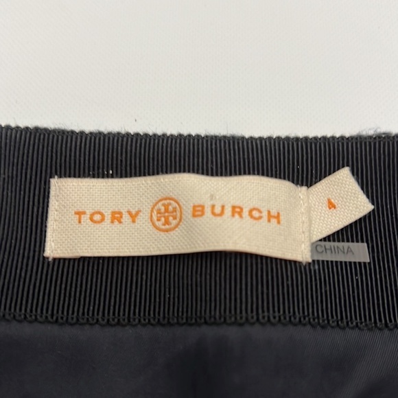 Tory Burch blue and ivory skirt style 51151324 A-line size 4 18” length - Picture 9 of 14